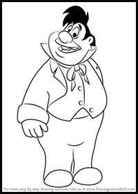 How to Draw LeFou from Beauty and the Beast