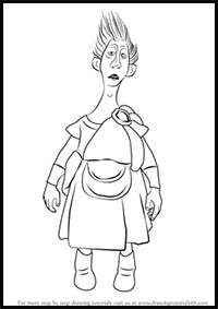 How to Draw Wee Dingwall from Brave