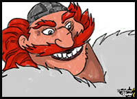 How to Draw King Fergus from Brave