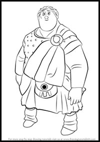 How to Draw Young MacGuffin from Brave