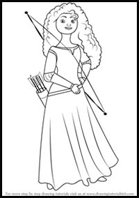 How to Draw Merida from Brave