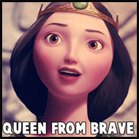 How to Draw Queen Elinor from Brave in Easy Step by Step Drawing Tutorial