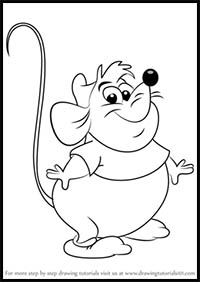 How to Draw Gus from Cinderella