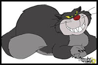 How to Draw Lucifer from Cinderella