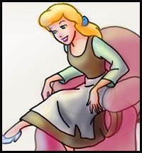 How to Draw Cinderella