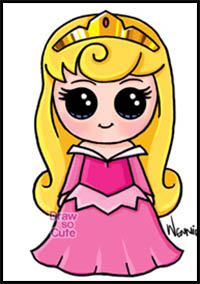 How to Draw Disney Sleeping Beauty Aurora