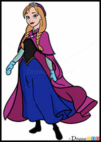 How to Draw Anna, Frozen