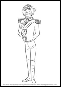 How to Draw Duke from Frozen