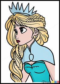 How to Draw Elsa, Frozen