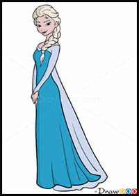 How to Draw Elsa, Frozen