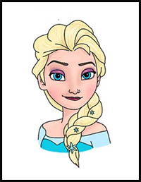 How to Draw Elsa (Frozen)