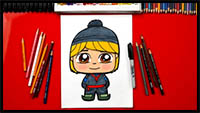 How To Draw Kristoff From Frozen