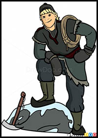 How to Draw Kristoff, Frozen