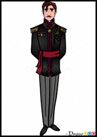 How to Draw King of Arendelle, Frozen