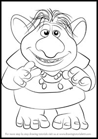 How to Draw Bulda from Frozen