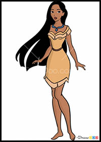 How to Draw Pocahontas