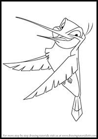 How to Draw Flit from Pocahontas