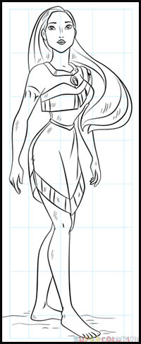 How to Draw Pocahontas
