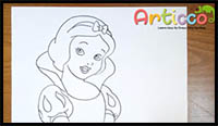 How to Draw Snow White