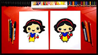 How To Draw Cute Snow White Kawaii