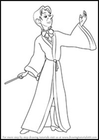 How to Draw Cedric the Sorcerer from Sofia the First