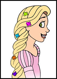 How to Draw Rapunzel - Step by Step Video