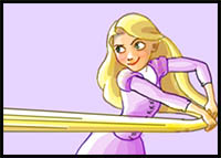 How to Draw Rapunzel