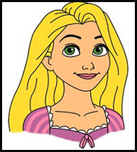 How to Draw Rapunzel