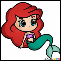 How to Draw Chibi Ariel