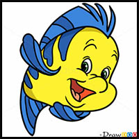 How to Draw Flounder
