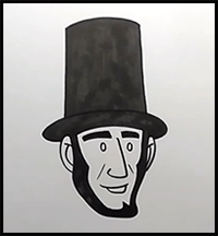 How to Draw Abraham Lincoln Step by Step