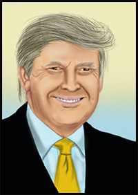 How to Draw Donald Trump