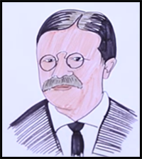 How to Draw President Roosevelt