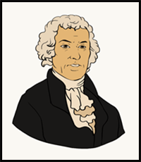 How to Draw Thomas Jefferson