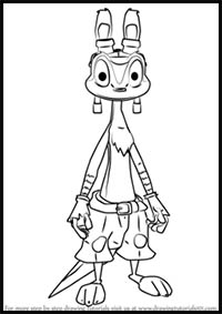 How to Draw Daxter from Jak and Daxter