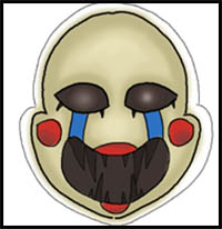 How to Draw the Puppet from Five Nights at Freddy’s