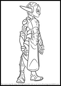 How to Draw Seem from Jak and Daxter