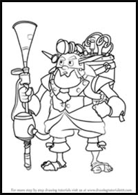 How to Draw Yellow Sage from Jak and Daxter