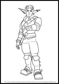 How to Draw Phoenix from Jak and Daxter