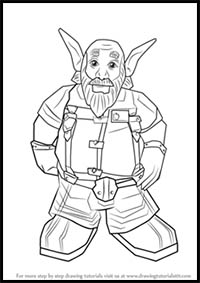 How to Draw Osmo from Jak and Daxter