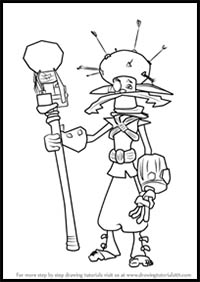 How to Draw Blue Sage from Jak and Daxter