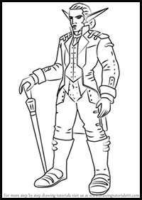 How to Draw Skyheed from Jak and Daxter