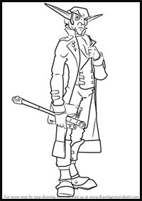 How to Draw Count Veger from Jak and Daxter