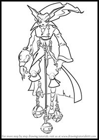 How to Draw Gol Acheron from Jak and Daxter