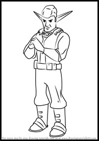 How to Draw Edje from Jak and Daxter