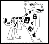 How to Draw Cheetah from Animal Jam
