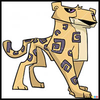How to Draw Cheetah, Animal Jam