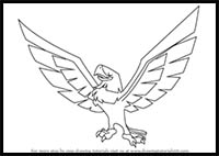 How to Draw Eagle from Animal Jam