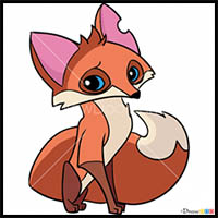 How to Draw Fox, Animal Jam