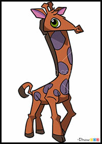 How to Draw Giraffe, Animal Jam